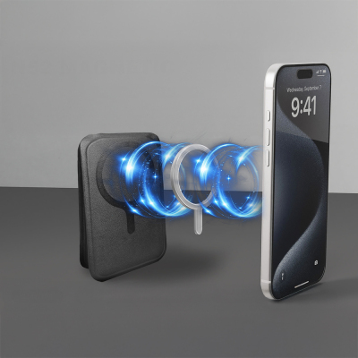 Lenyes LMW104 Magnetic Card Holder with Stand - 4