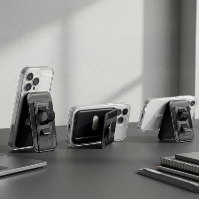Lenyes LMW104 Magnetic Card Holder with Stand - 3