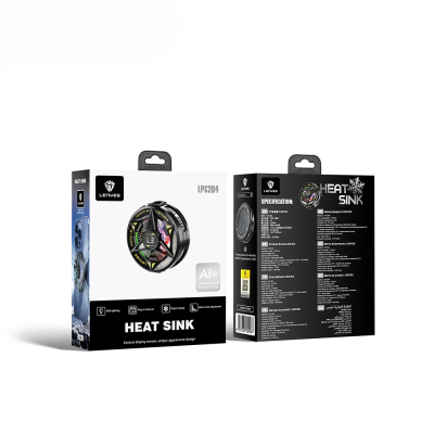 Lenyes LPC204 AI-Powered RGB Illuminated Aluminum Phone Cooling Fan - 6
