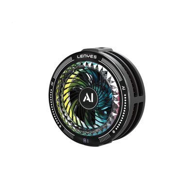 Lenyes LPC205 Smart Temperature Controlled Adaptive AI Mode RGB Illuminated Aluminum Phone Cooling Fan - 1