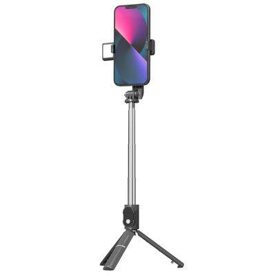 Lenyes LPH101 Canlı Yayın Dolgu Işıklı Tripod ve Selfie Çubuğu - 6