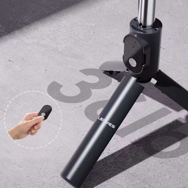 Lenyes LPH101 Canlı Yayın Dolgu Işıklı Tripod ve Selfie Çubuğu - 8