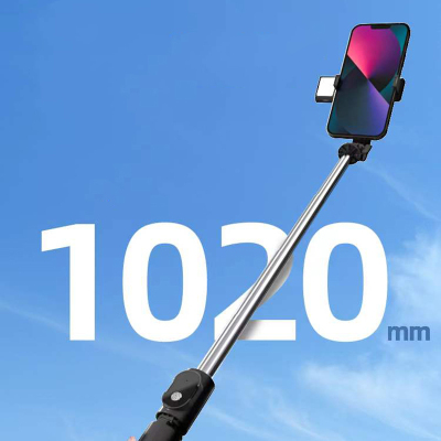 Lenyes LPH101 Canlı Yayın Dolgu Işıklı Tripod ve Selfie Çubuğu - 9