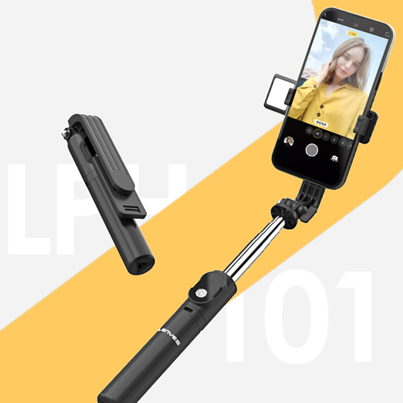 Lenyes LPH101 Canlı Yayın Dolgu Işıklı Tripod ve Selfie Çubuğu - 11