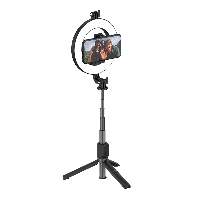 Lenyes LPH102 Uzaktan Kumandalı Çok Fonksiyonlu Ring Light Selfie Çubuğu - 7