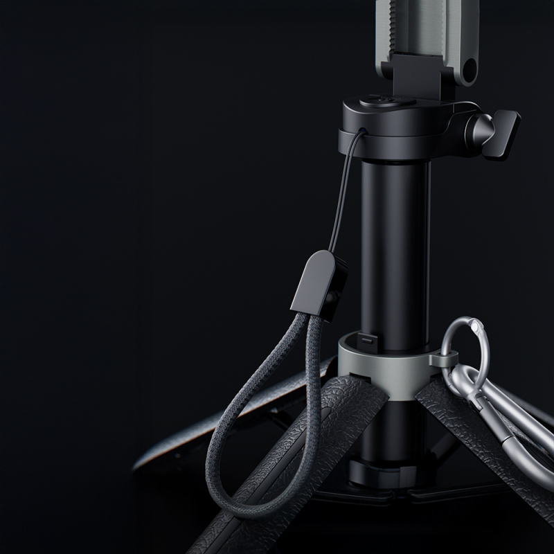 Lenyes LPH112 Dolgu Işıklı 360 Derece Dönebilen 3in1 Selfie Çubuğu ve Tripod - 5