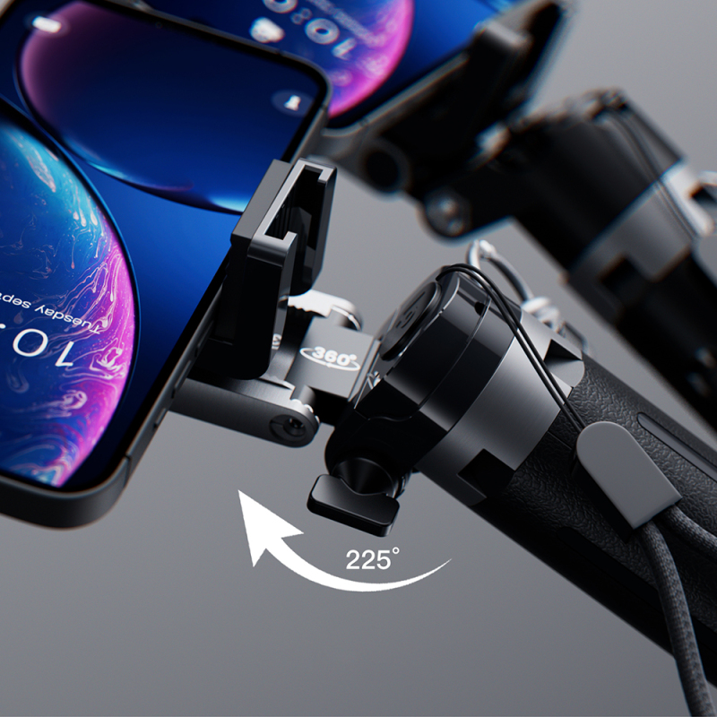 Lenyes LPH112 Dolgu Işıklı 360 Derece Dönebilen 3in1 Selfie Çubuğu ve Tripod - 6