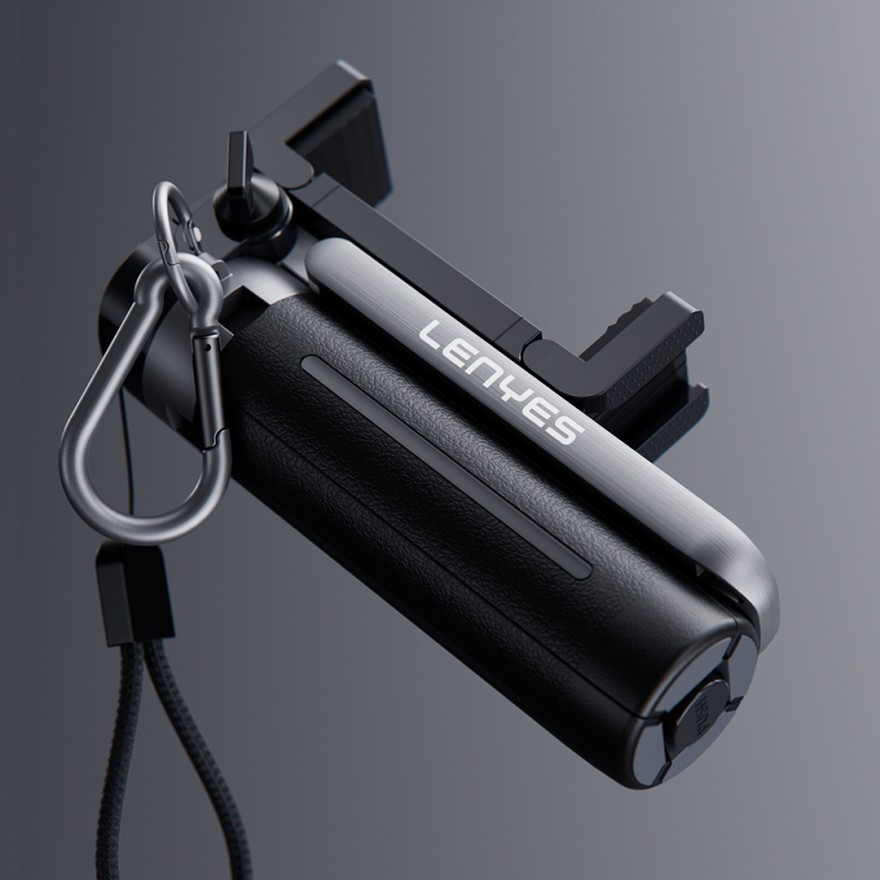 Lenyes LPH112 Fill Light 360 Degree Rotating 3-in-1 Selfie Stick and Tripod - 4
