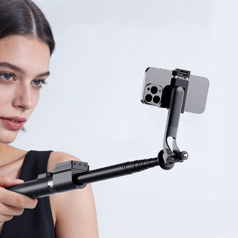 Lenyes LPH120 Remote Controlled Multifunctional Stabilizer Tripod with Display and Selfie Stick - 5