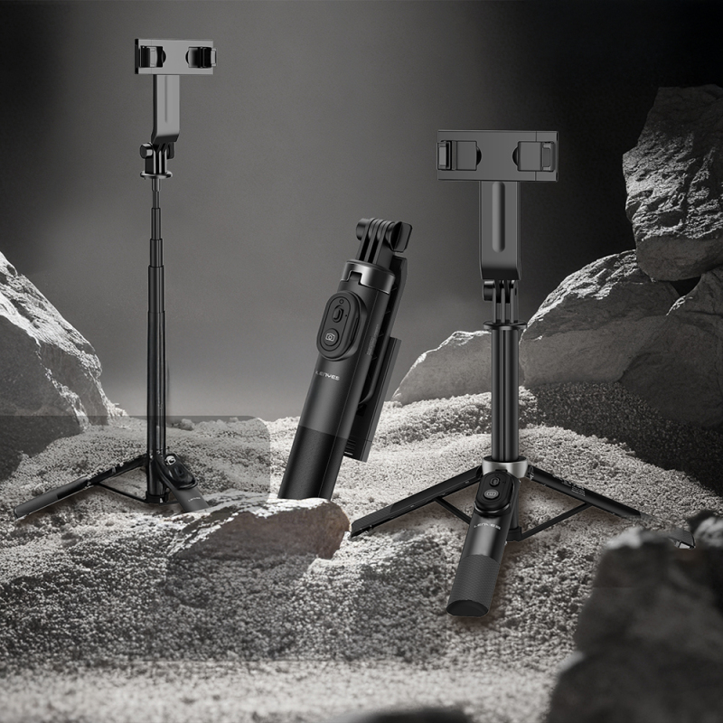 Lenyes LPH122 Bluetooth Kumandalı Mini Tripod ve Selfie Çubuğu - 3