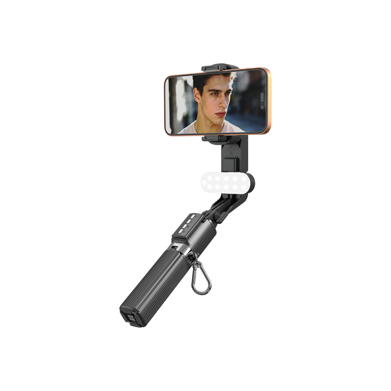 Lenyes LPH124 Fill Light Telescopic Tripod and Mini Selfie Stick - 1
