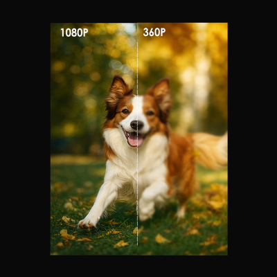 Lenyes LPR03 2.69 inç LCD 200 ANSI Lümen PTZ Projektör Yansıtma Cihazı - 6