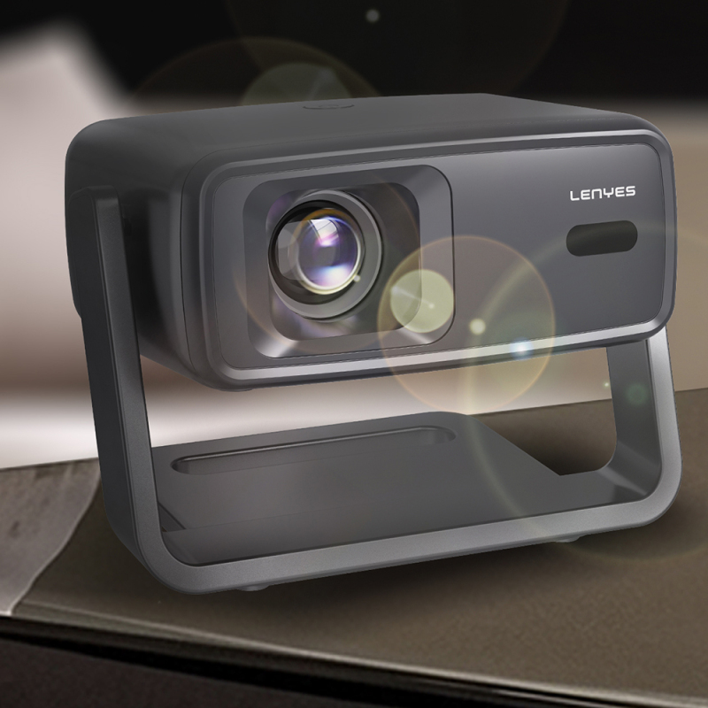 Lenyes LPR03 2.69 inch LCD 200 ANSI Lumen PTZ Projector Mirror Device - 7