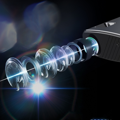 Lenyes LPR04 Pro 2 inç LCD 100 ANSI Lümen Projektör Yansıtma Cihazı - 6