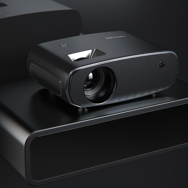 Lenyes LPR04 Pro 2 inch LCD 100 ANSI Lumen Projector Mirror Device - 4