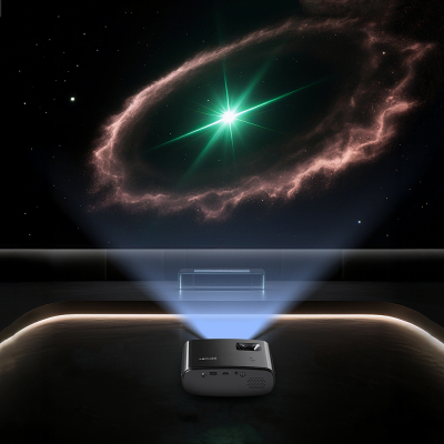 Lenyes LPR04 Pro 2 inch LCD 100 ANSI Lumen Projector Mirror Device - 5