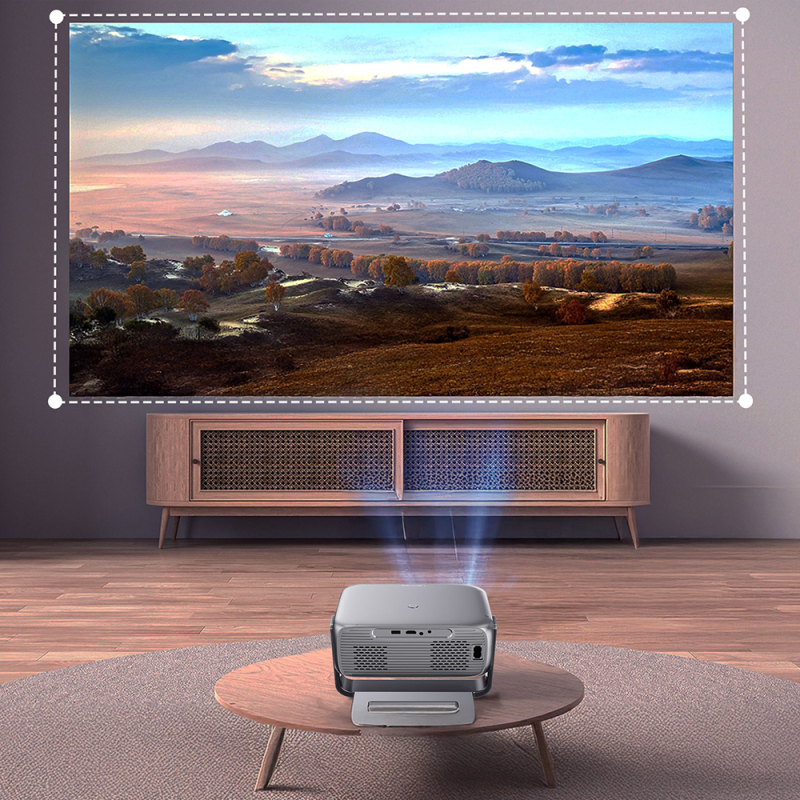 Lenyes LPR06 600 ANSI Lümen 1080P Full HD 4K Destekli Wi-Fi 6 Bluetooth 5.1 ve Otomatik Fokus Projektör Yansıtma Cihazı - 6