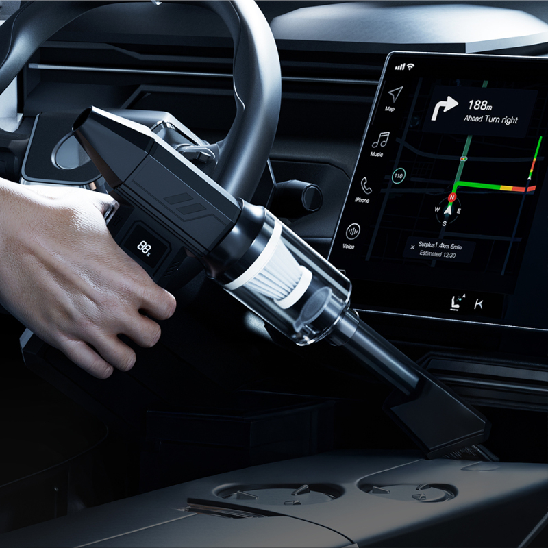 Lenyes LTF03 Multifunctional Turbo Hand Fan with Digital LED Display - 3