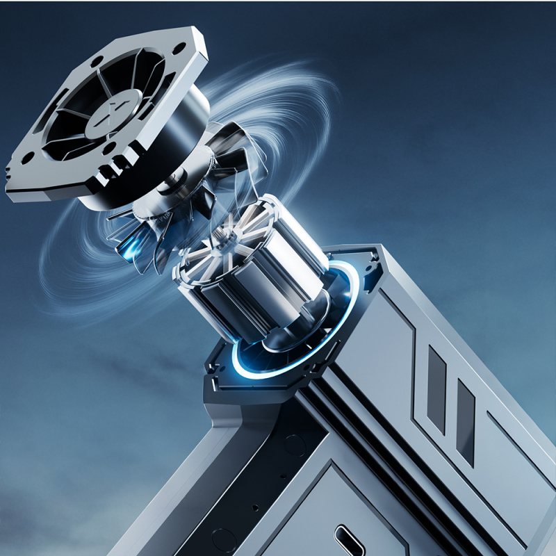 Lenyes LTF03 Multifunctional Turbo Hand Fan with Digital LED Display - 6