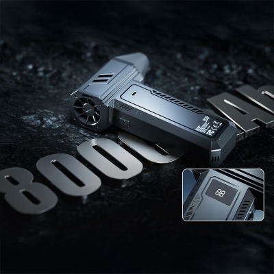 Lenyes LTF03 Multifunctional Turbo Hand Fan with Digital LED Display - 7