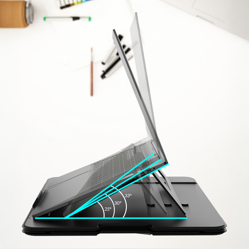 Lenyes LTS231 Ayarlanabilir Çok Fonksiyonlu Macbook Notebook Standı - 4
