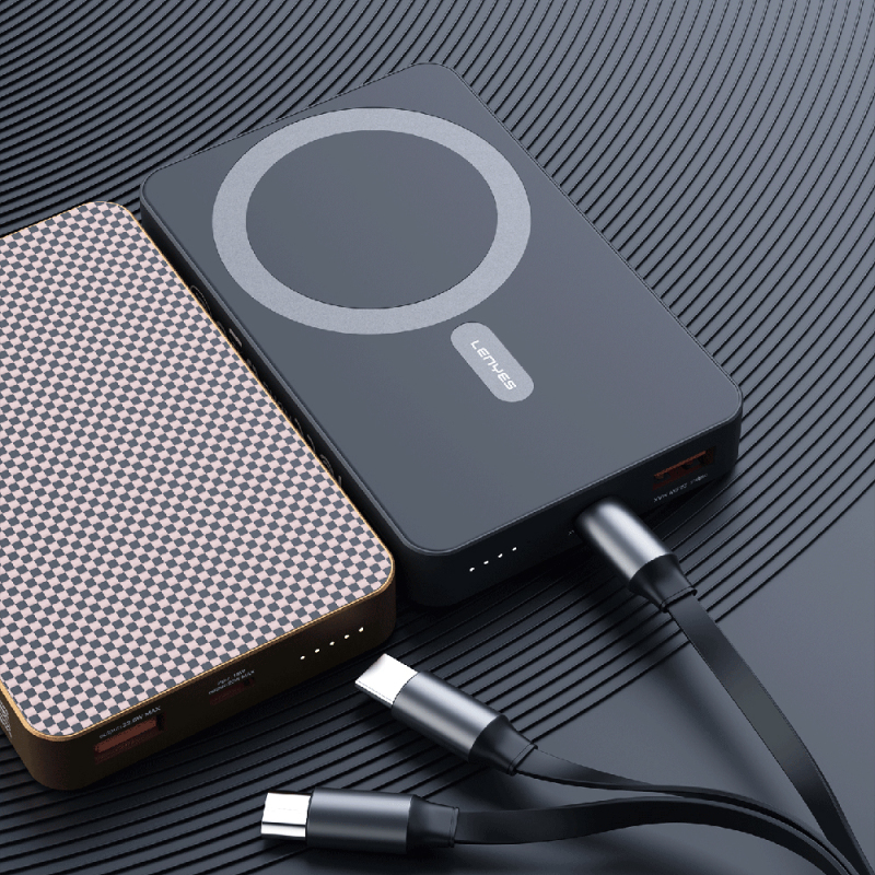 Lenyes P32-1 M-safe Charging Feature Aramid Fiber Powerbank 15W 10000mAh - 5