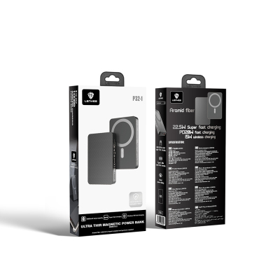 Lenyes P32-1 M-safe Şarj Özellikli Aramid Fiber Powerbank 15W 10000mAh - 8