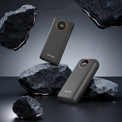 Lenyes P851L 10000mAh 22.5W Power Bank with Digital LED Display and Built-in Type-C & Lightning Cables - 4
