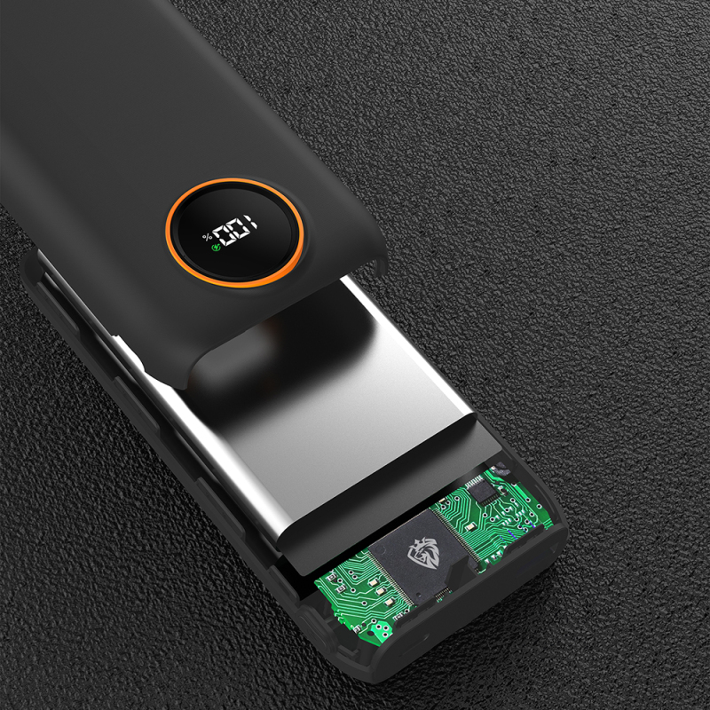 Lenyes P851L 10000mAh 22.5W Power Bank with Digital LED Display and Built-in Type-C & Lightning Cables - 6