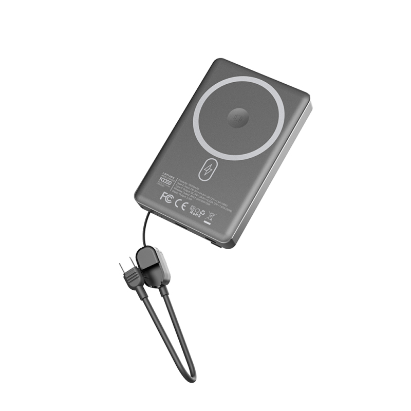 Lenyes PW1005D Standlı Akıllı Saat Kablosuz Şarj Özellikli Wireless Powerbank 20W 10000mAh - 1