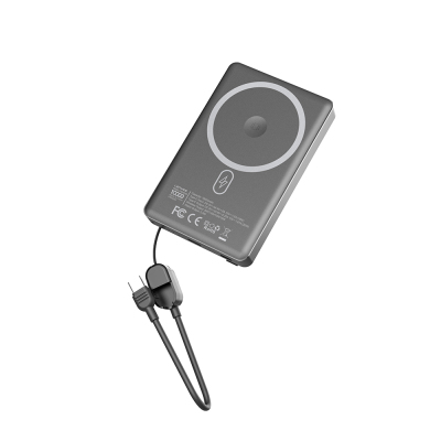 Lenyes PW1005D Standlı Akıllı Saat Kablosuz Şarj Özellikli Wireless Powerbank 20W 10000mAh - 2