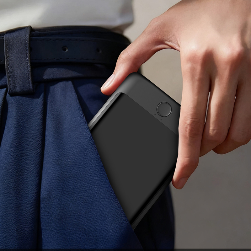 Lenyes PW1008D PD 20W LED Display Artificial Intelligence Supported Ultra Thin Wireless Powerbank 15W 10,000mAh - 6