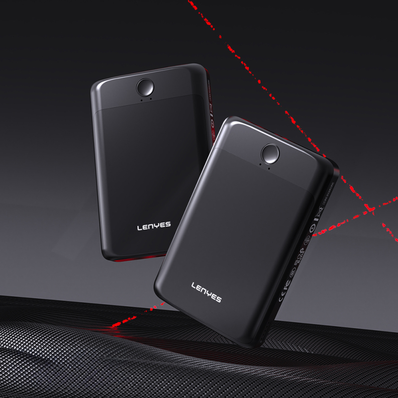 Lenyes PW1008D PD 20W LED Display Artificial Intelligence Supported Ultra Thin Wireless Powerbank 15W 10,000mAh - 4