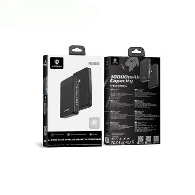 Lenyes PW1008D PD 20W LED Ekranlı Yapay Zeka Destekli Ultra İnce Wireless Powerbank 15W 10.000mAh - 7