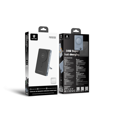 Lenyes PW1013D PD 30W Dijital LED Göstergeli Qi2 Teknolojili Standlı Kablosuz Şarj Özellikli Wireless Powerbank 15W 10000mAh - 9
