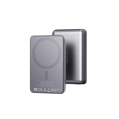 Lenyes PW1015D Ultra İnce LED Göstergeli Wireless Powerbank 15W 10000mAh - 1