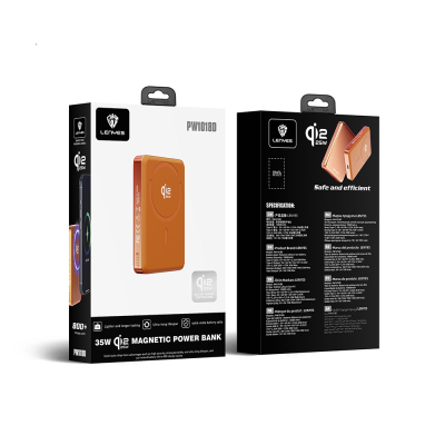 Lenyes PW1018D 35W Wireless Powerbank with Digital LED Display and Qi2 Technology, 25W 10000mAh - 7