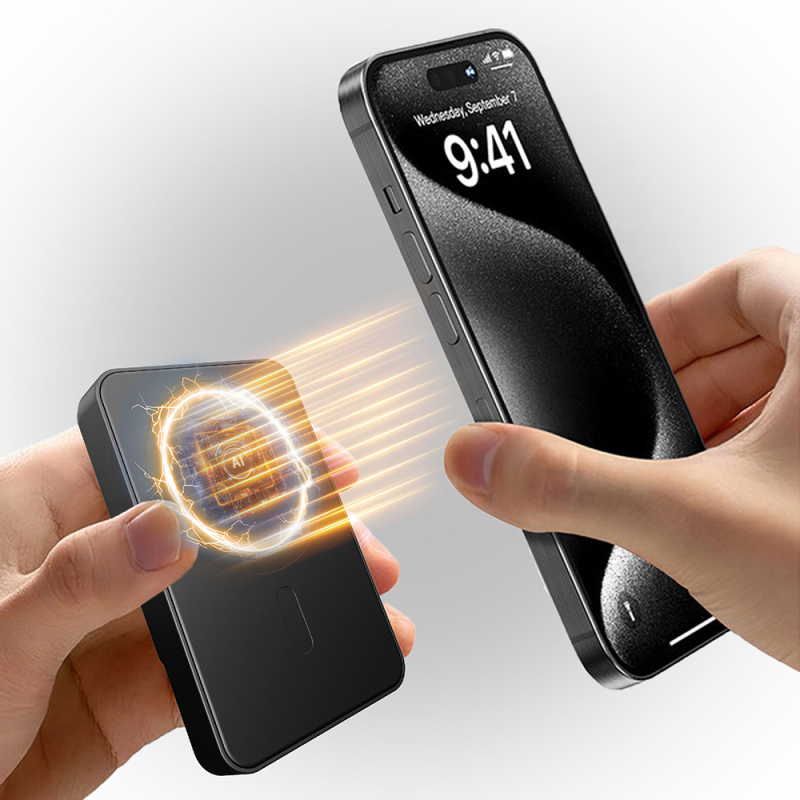 Lenyes PW126D Dijital LED Ekranlı Kablosuz Şarj Özellikli Powerbank 22.5W 10.000mAh - 7
