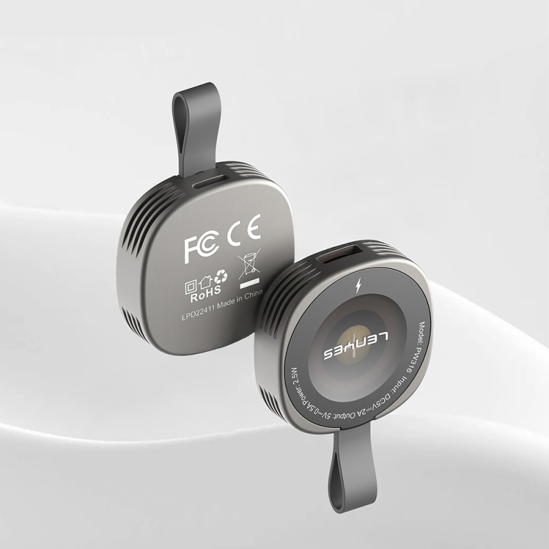 Lenyes PW316 Akıllı Saat Mini Wireless Magnetik Şarj Aleti 2.5W - 4