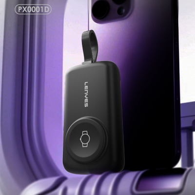 Lenyes PX0001D Akıllı Saat Kablosuz Şarj Özellikli Taşınabilir Type-C Kablolu Powerbank 2000mAh 2W - 7