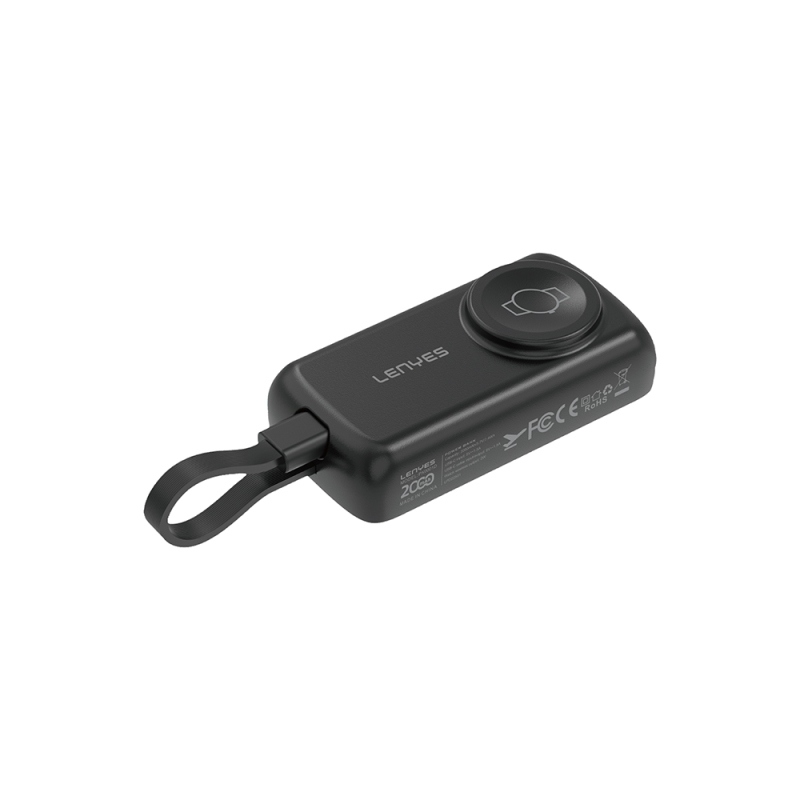 Lenyes PX0001D Akıllı Saat Kablosuz Şarj Özellikli Taşınabilir Type-C Kablolu Powerbank 2000mAh 2W - 2