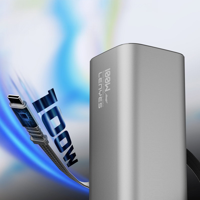 Lenyes PX2001D Hızlı Şarj Özellikli Dijital LED Göstergeli Taşınabilir Powerbank 100W 20000mAh - 6