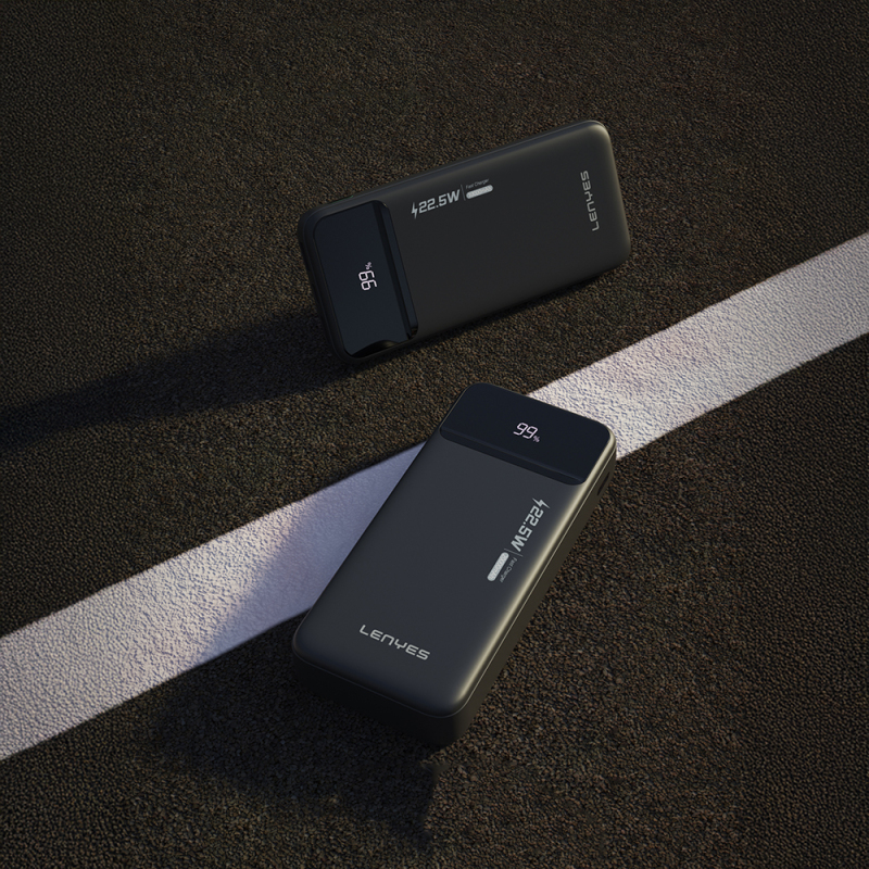 Lenyes PX254D PD 20W Fast Charging Powerbank with Digital LED Display, 22.5W, 20000mAh Capacity - 7
