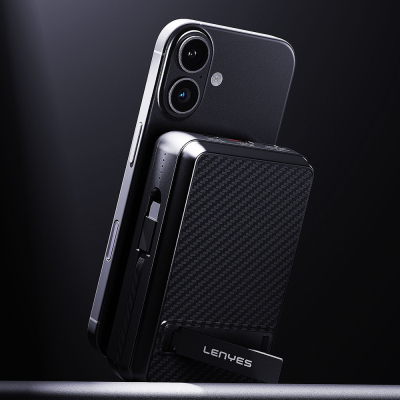 Lenyes PX274D PD 22.5W Wireless Powerbank with Stand and M-safe Charging Feature 15W 20000mAh - 6