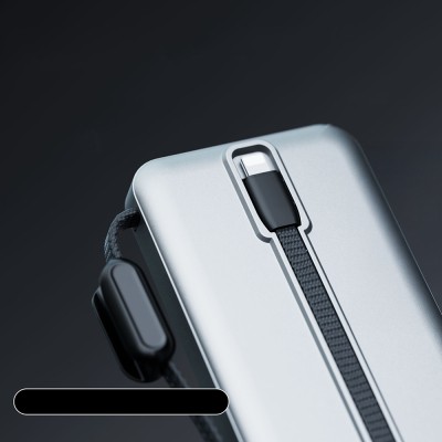 Lenyes PX379D Dijital LED Ekranlı Type-C ve Lightning Kablolu Powerbank 65W 30.000mAh - 5