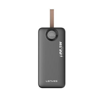 Lenyes PX387D LED Indicator Portable Mini Powerbank 22.5W 30.000mAh - 3