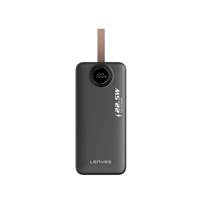 Lenyes PX587D Dijital LED Ekranlı Type-C ve Lightning Kablolu Powerbank 22.5W 50.000mAh - 3