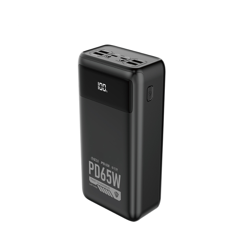 Lenyes PX591D Pro Portable Powerbank with Fast Charging, Digital LED Display, 65W, 50000mAh - 1