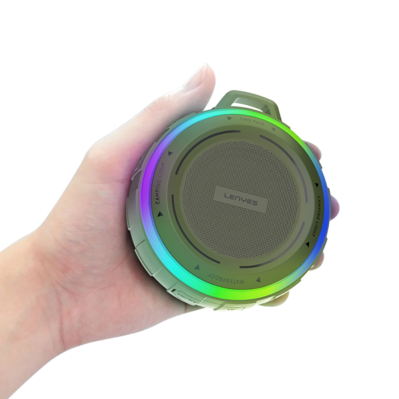 Lenyes S223 RGB Işıklı Askı Aparatlı Mini Bluetooth Speaker Hoparlör v5.3 - 14