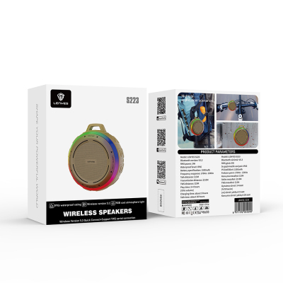 Lenyes S223 RGB Işıklı Askı Aparatlı Mini Bluetooth Speaker Hoparlör v5.3 - 16